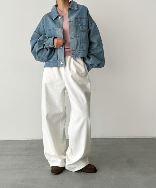 CANAL JEAN デニムジャケット gジャン RED CHOP WORKS バルーン
