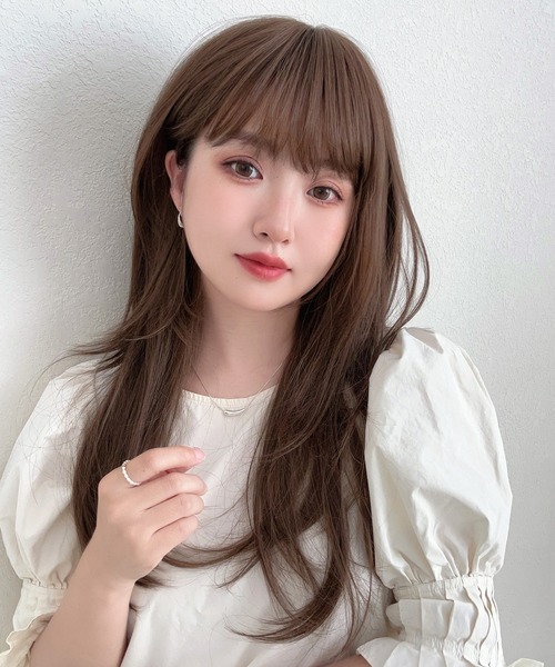 ウィッグ・エクステ RINA RENAGE ハーフエクステ ウィッグ ブラックブラウン にくく 襟足