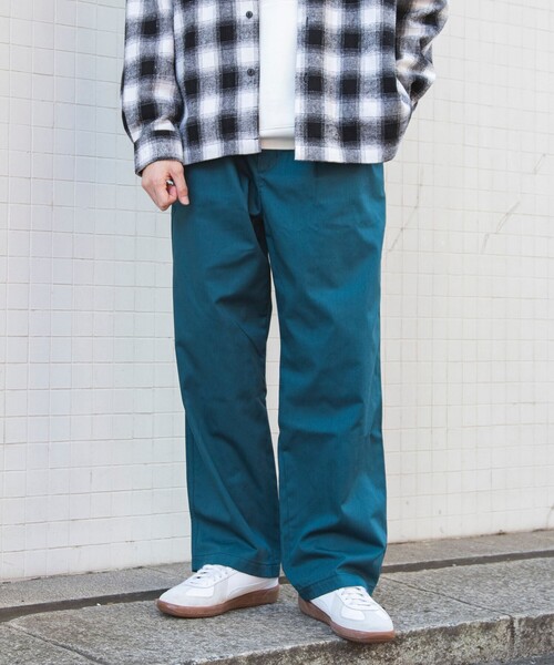 coen（コーエン） チノパン ガレージチノワイドストレートパンツ