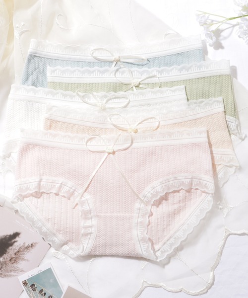 Lace Ladies（レースレディース） ショーツ 「5枚セット」 スカラップ