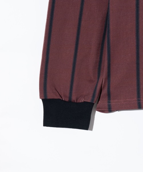 glamb tシャツ Stripe Football Cutsew / ストライプ