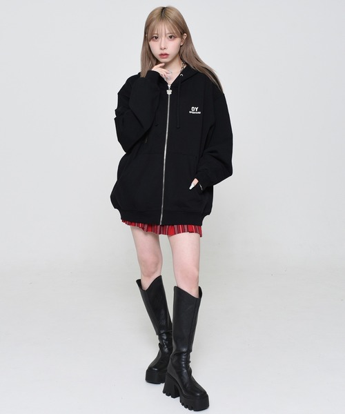 OY（オーワイ） パーカー ODOLLY HOODIE ZIP UP/オードリー フーディー