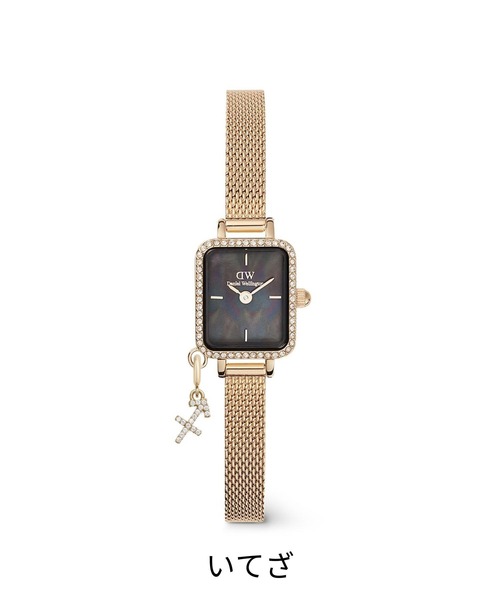 Daniel Wellington 腕時計 Quadro Mini Crystal Zodiac Sterling