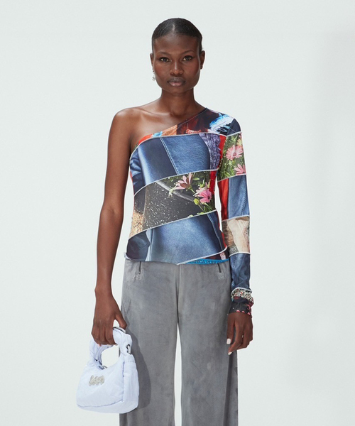 PAMM カットソー tシャツ 「P.A.M/パム」SELFIE SCROLL STRETCH TOP：カットソー