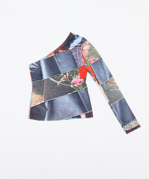 tシャツ 「P.A.M/パム」SELFIE SCROLL STRETCH TOP：カットソー