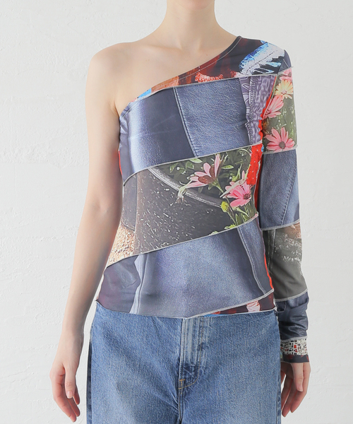 tシャツ 「P.A.M/パム」SELFIE SCROLL STRETCH TOP：カットソー