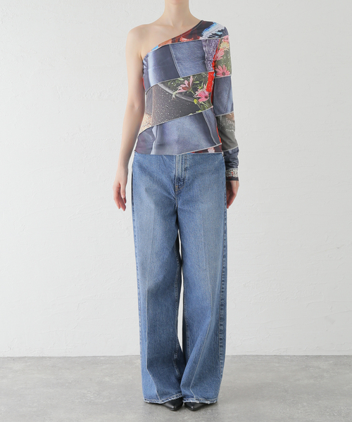 PAMM カットソー tシャツ 「P.A.M/パム」SELFIE SCROLL STRETCH TOP：カットソー
