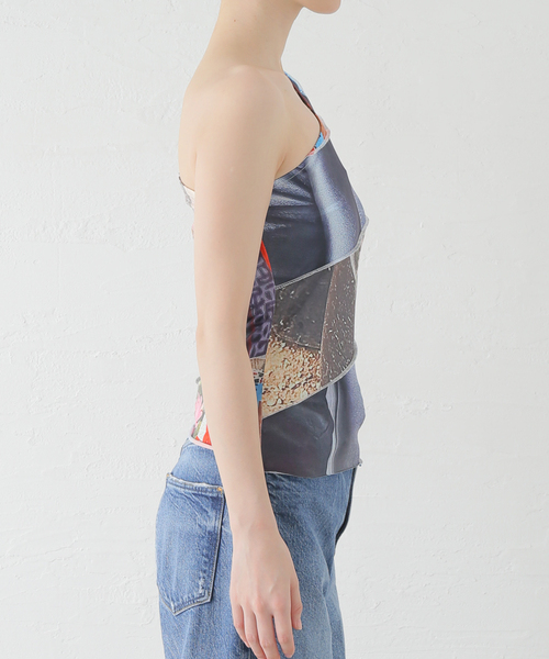 PAMM カットソー tシャツ 「P.A.M/パム」SELFIE SCROLL STRETCH TOP：カットソー
