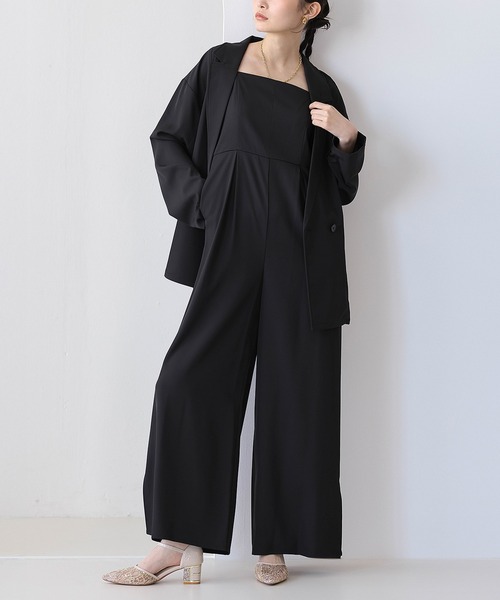 Kana パンツドレス ジャケット セットアップ パンツドレス 2点セット