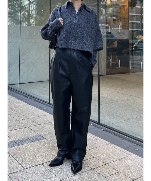 RIM.ARK スラックス パンツ Synthetic leather PT シンセティック