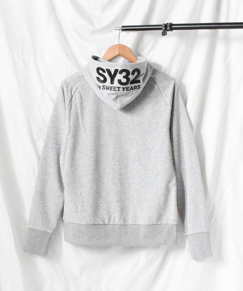 パーカー 「73」「it」「SY32 by SWEET YEARS」REGULAR ZIP HOODIE レディース メンズ SY32 by SWEET YEARS パーカー 「73」「it」「SY32 YEARS