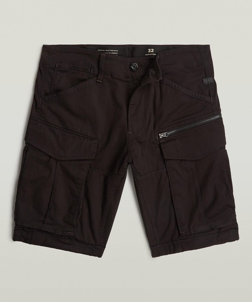 G-STAR RAW パンツ ROVIC ZIP REGULAR SHORT/ジップディテール
