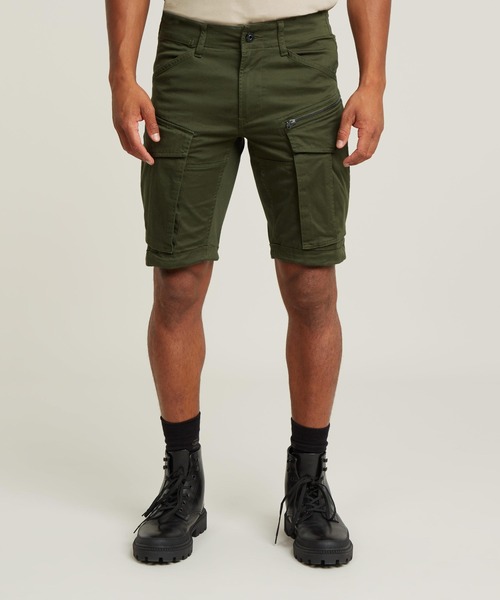 G-STAR RAW パンツ ROVIC ZIP REGULAR SHORT/ジップディテール