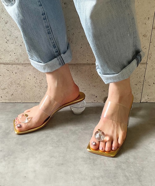 Jeffrey Campbell（ジェフリーキャンベル） サンダル クリアヒール 