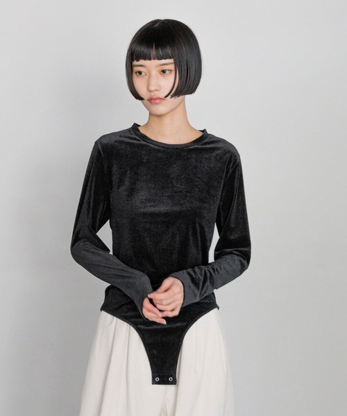 tシャツ シアーベロアボディースーツ　 310884 レディース