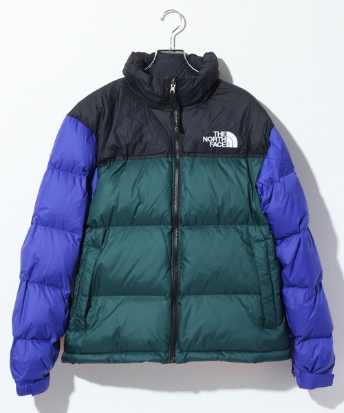 THE NORTH FACE ダウンジャケット グリーン/ネイビー THE NORTH FACE（ザ ノースフェイス） ダウンジャケット S グリーン