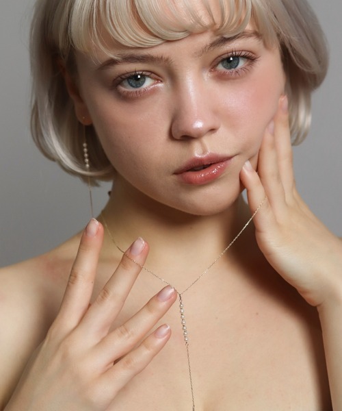 ネックレス パール Y ロング ネックレス | K10YG レディース メンズの画像