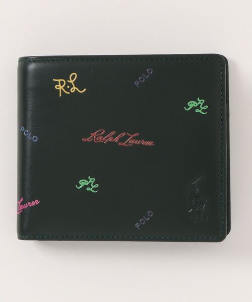 POLO RALPH LAUREN 財布 マルチカラーロゴ ビルフォールドコイン