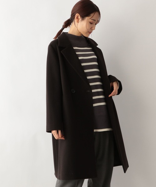 【新品未使用】KHOKI 23AW 刺繍 パッチワーク チェスター コート 新品未使用】KHOKI 23AW 刺繍 パッチワーク チェスター コート 桜