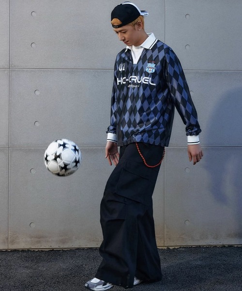 HARSH AND CRUEL（ハーシュアンドクルーエル） tシャツ オープンカラー