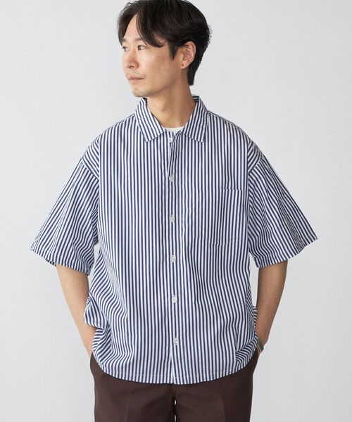 SHIPS（シップス） シャツ 半袖 SHIPS: レギュラーカラー ベーシック
