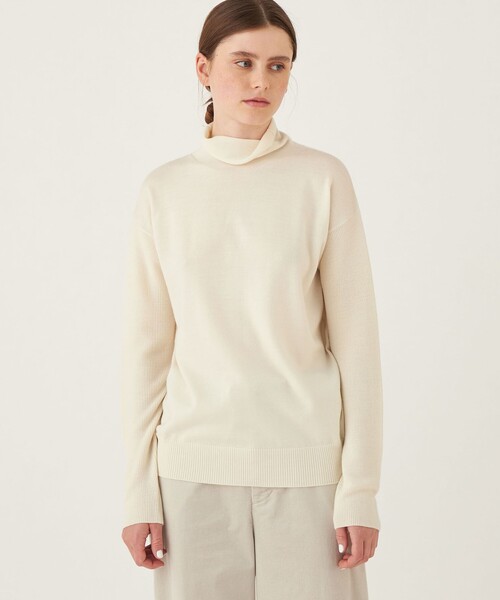 GALERIEVIE ファインウーステッド タートルネックプルオーバー　S GALERIE VIE（ギャルリー ヴィー）の「ファインウーステッド