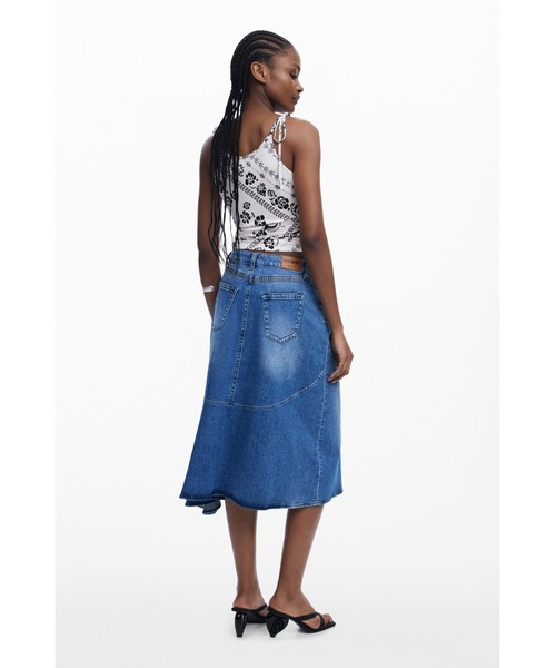 デシグアル Desigual バンダナタンクトップ （ホワイト） デシグアル Desigual バンダナタンクトップ （ホワイト