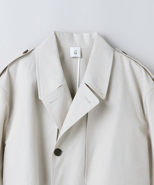 ROKU 6 トレンチコート 6（ロク）の「＜6(ROKU)＞BIG TRENCH COAT/コート（トレンチ