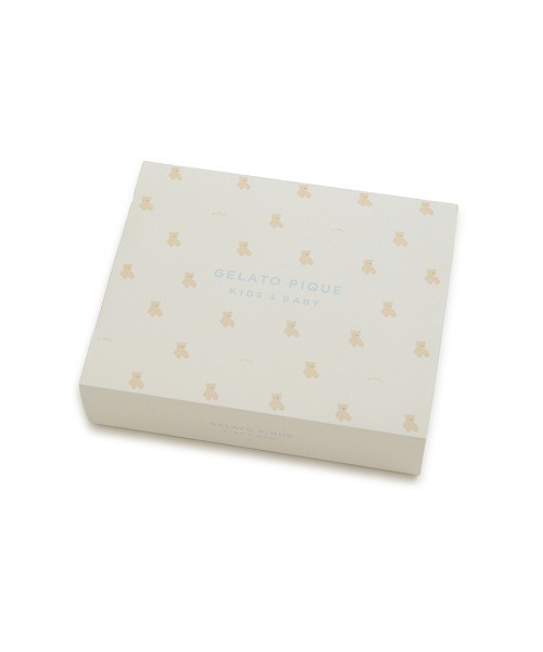 gelato pique 出産祝い 「ラッピング済み」「BABY」ベアポンチョ