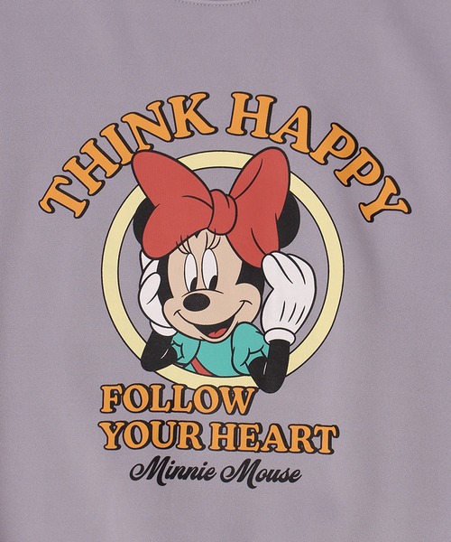 [Disney] тренировочный cut and sewn M свет Pink Lady -s
