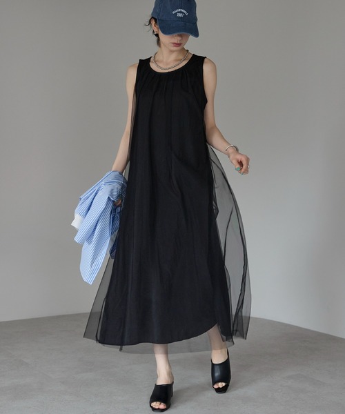 シフォン☆ワンピース 半袖 ノースリ フラワー アシンメトリ lswpss24-517.jpg