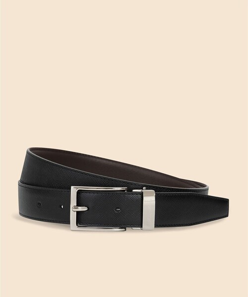 BROOKS BROTHERS ベルト カウレザー アジャスタブルレングス