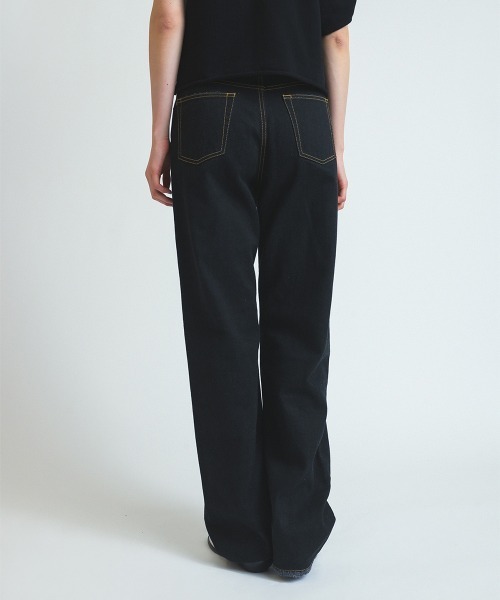 パンツ 「soduk」love books denim trousers レディース : ZOZOTOWN