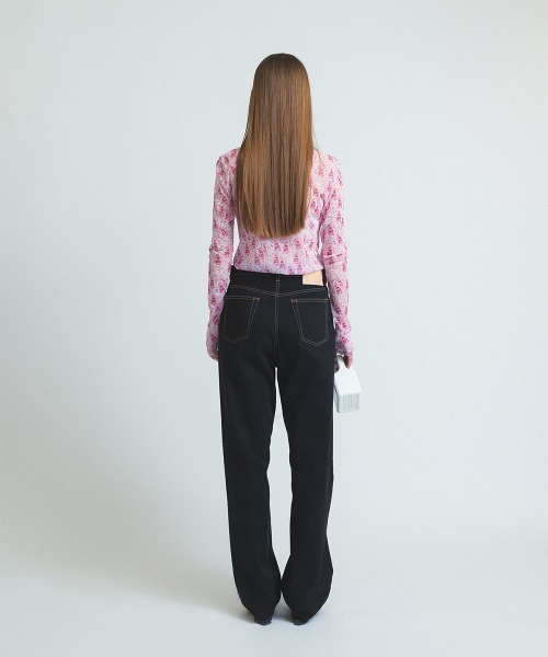 パンツ 「soduk」love books denim trousers レディース : ZOZOTOWN