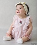 ベビー 「Disney」肩フリルチュニックセッ...の詳細画像2
