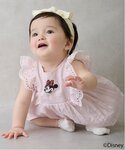 ベビー 「Disney」肩フリルチュニックセッ...の詳細画像5