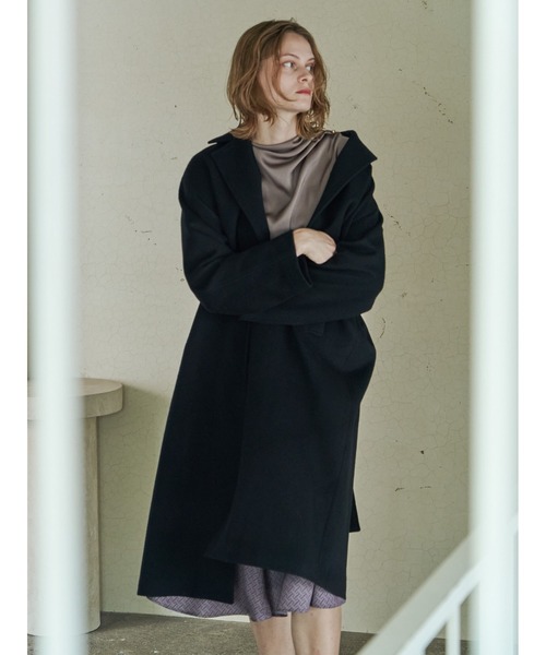 「TONAL」 コート 38 オフホワイト レディース_画像5