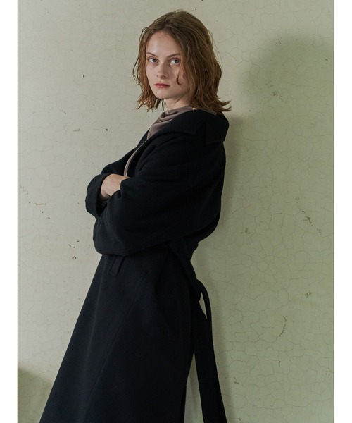 「TONAL」 コート 38 オフホワイト レディース_画像6