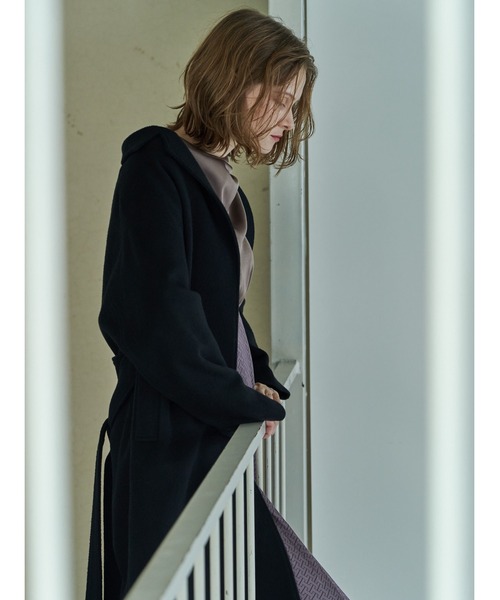 「TONAL」 コート 38 オフホワイト レディース_画像8