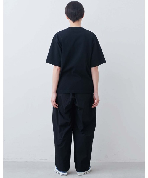 tシャツ ＴＨＲＥＥ　ＦＩＦＴＹ　ＳＴＡＮＤＡＲＤ　丸胴仕様のロゴプリントＴシャツ レディース THREE FIFTY STANDARD tシャツ THREE FIFTY