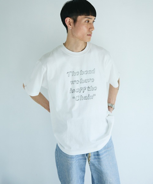 やまちゃん様 C6136 IENA ロゴTシャツ AMBIDEX Store ○GV天竺LOGO ATHLETIC T-シャツ(F OFF WHITE