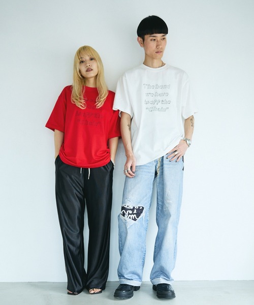 【2枚セット、タグあり】ティンカーベルTシャツ ユニセックス NOMINE tシャツ 「ユニセックス」刺繍 ロゴ Tシャツ レディース