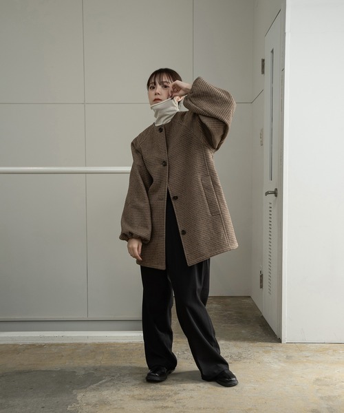 【定価4割引‼️】lawgyブラウンコート lawgy（ラウジー） コート FREE ブラウン レディース : ZOZOTOWN Yahoo