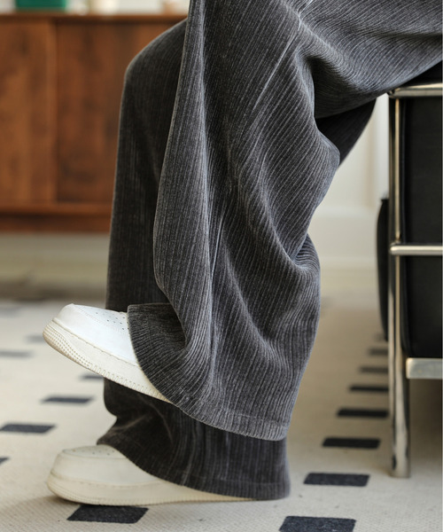 「neos」 コーデュロイパンツ LARGE ブラック メンズ_画像6