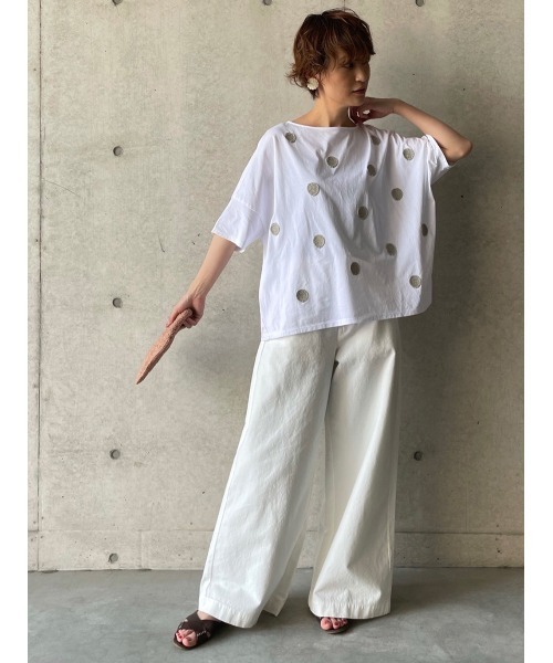 BEARDSLEY 「BEARDSLEY」 半袖Tシャツ FREE ホワイト レディース