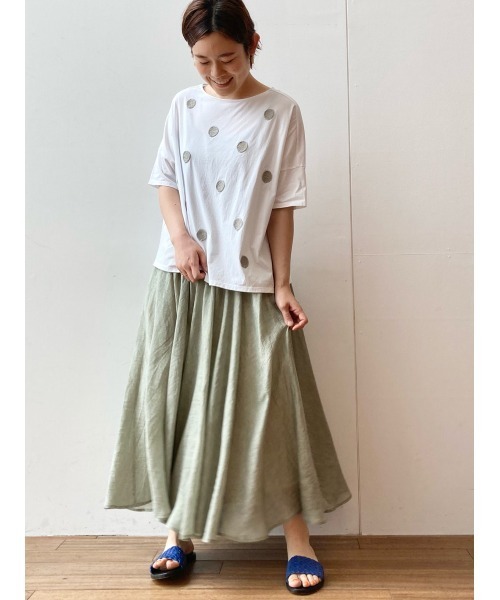 BEARDSLEY 「BEARDSLEY」 半袖Tシャツ FREE ホワイト レディース