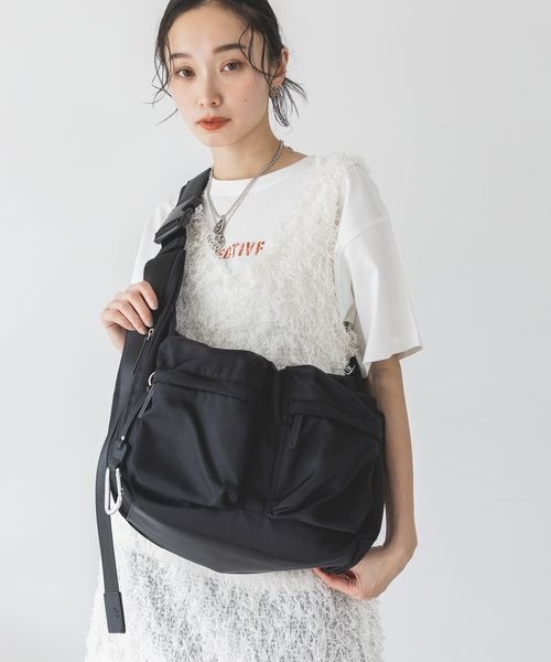 JEANASIS ブラック バック　ショルダーバッグ JEANASIS 「JEANASIS」 ショルダーバッグ FREE ブラック