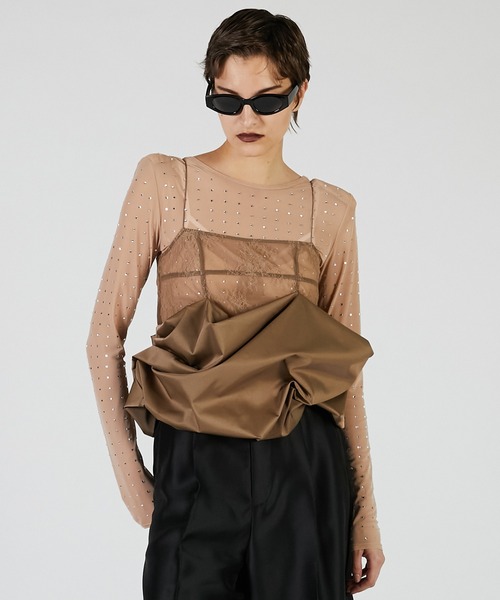キャミソール ボリュームヘムキャミソール / Volume Hem Camisole