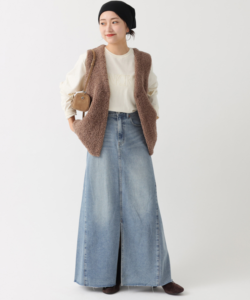 journal standard relume ジョイントデニムスカート　38 JOURNAL STANDARD relume デニムスカート 「追加3」9oz C/R