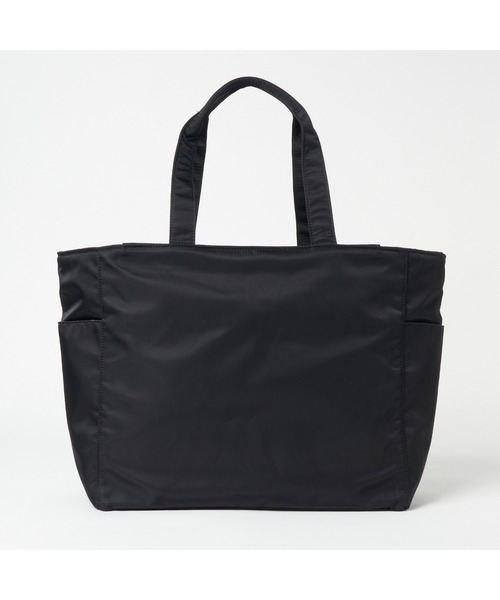 STUDIO SEVEN ブラックトートバッグ STUDIO SEVEN トートバッグ Narrow Caution Tote Bag メンズ